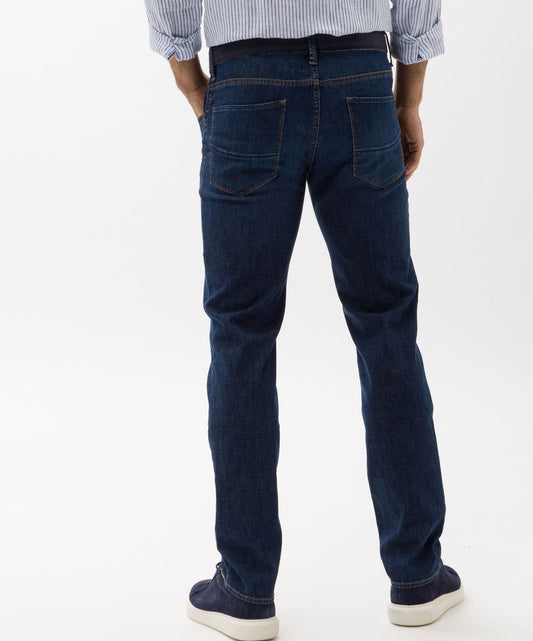 Jeans Straight Fit - Azul Escuro
