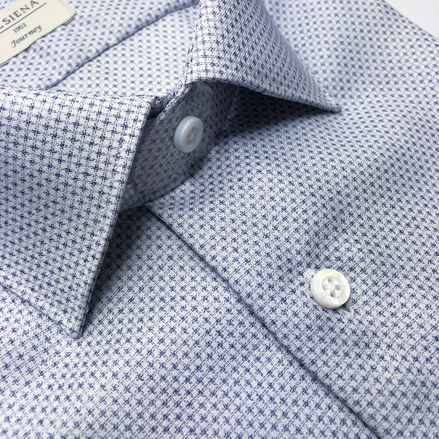 Camisa Cinza MicroPadrão - Modern Fit